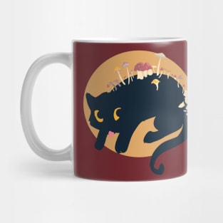 mushroom cat Mug